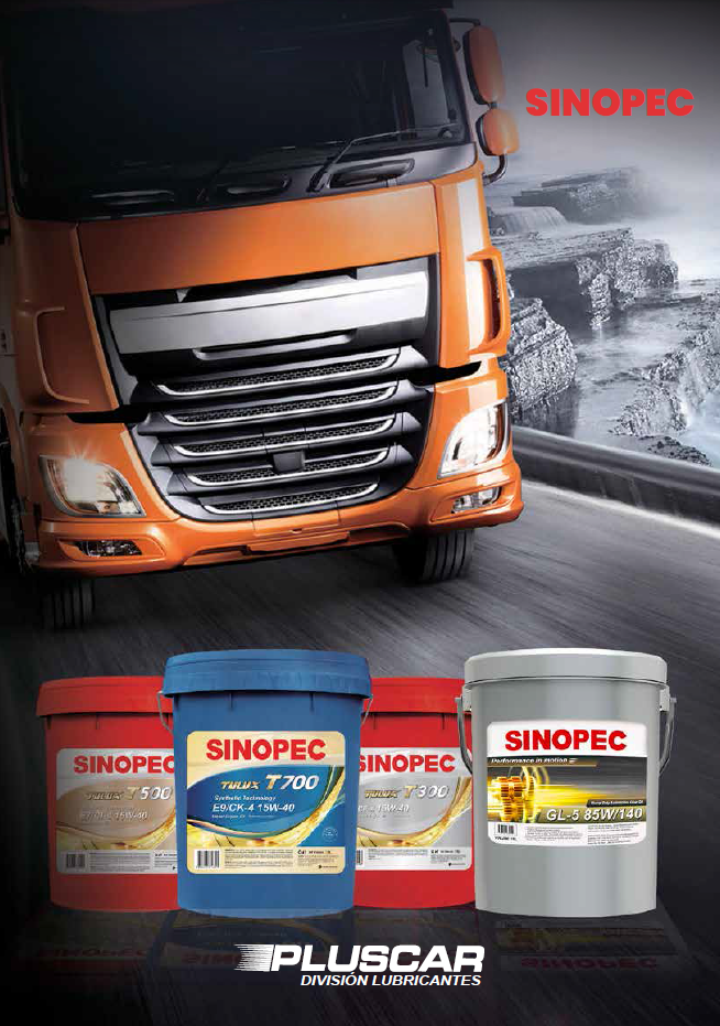 Portada Catálogo Sinopec